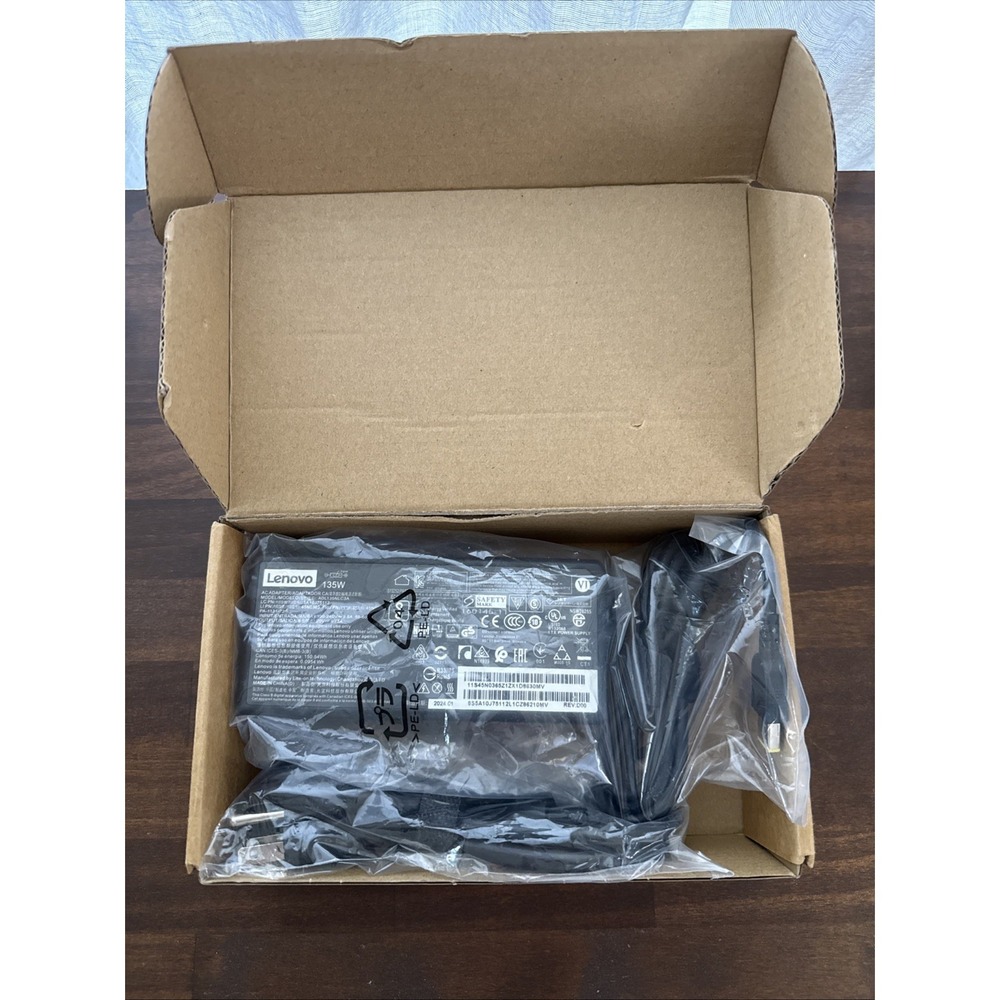 Lenovo 20V=6.75A AC Power Supply Charger AC Adapter ADL135NLC3A 135W New In Box